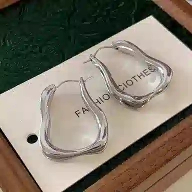 韵系 独特不规则 铜镀金 耳环 女款