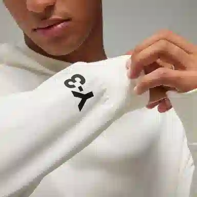 Y-3 Long Sleeve Raglan Tee White