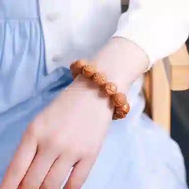 木盛缘 【星座变化盘玩在手】国潮新中式盘玩文玩佛珠轻奢高级感 招财纳福考试考研考公上岸好运 猴头核桃 手串 男女同款情侣款