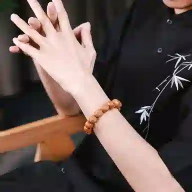 木盛缘 【星座变化盘玩在手】国潮新中式盘玩文玩佛珠轻奢高级感 招财纳福考试考研考公上岸好运 猴头核桃 手串 男女同款情侣款