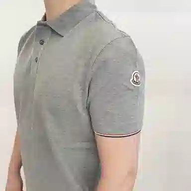 Moncler Polo Shirt Grey