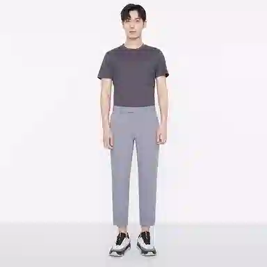 九牧王男裤专家 修身休闲百搭纯色西装裤 男款