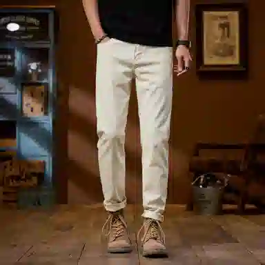 JUCY JUDY Straight Fit Jeans Light Grey