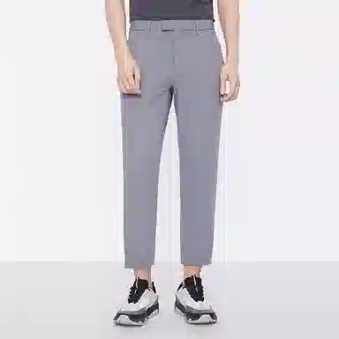 九牧王男裤专家 修身休闲百搭纯色西装裤 男款