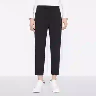 九牧王男裤专家 修身休闲百搭纯色西装裤 男款