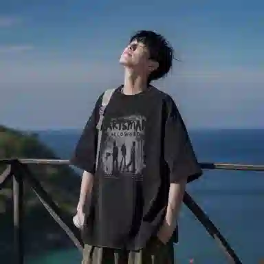 Gangzai Casual T-Shirt Black