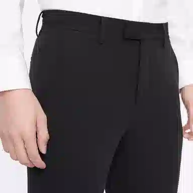 九牧王男裤专家 修身休闲百搭纯色西装裤 男款