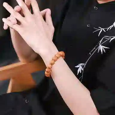 木盛缘 【顺丰包邮】【扭转乾坤】螺纹款国潮新中式盘玩解压招财纳福考研考公上岸转运百搭好运单圈文玩 猴头核桃 手串 男女同款情侣款