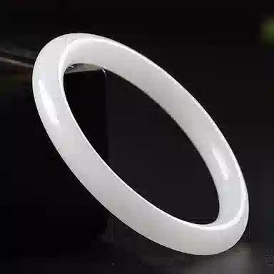 印象眸 白月光美人镯 新中式古风国潮精致轻奢优雅素净素圈细圆条 金丝玉 手镯 女款