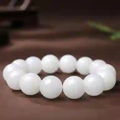 印象眸 转运新中式国潮优雅古风素净 金丝玉 手串 男女同款情侣款 礼盒包装