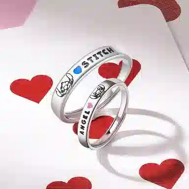 Disney Stitch S925 Silver Ring