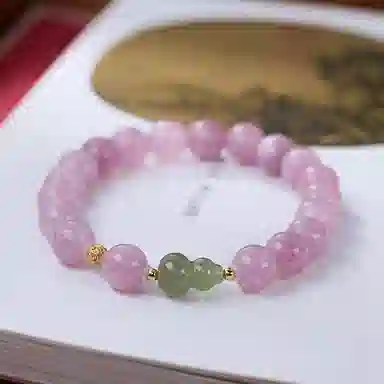 指尖瑰宝 公主请暴富 招财纳福转运 国风招桃花 福禄百搭高级感 玉髓 手串 男女同款情侣款