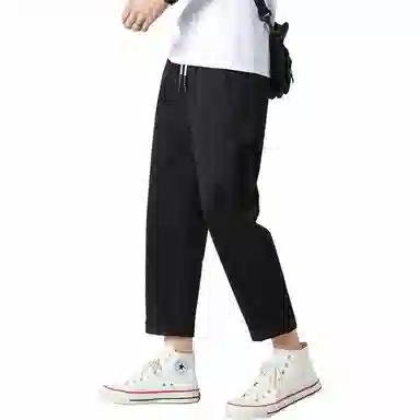 顶峰保罗 美式潮牌直筒痞帅百搭简约休闲裤 男女同款