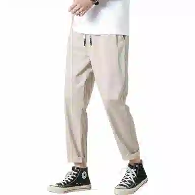 顶峰保罗 美式潮牌直筒痞帅百搭简约休闲裤 男女同款