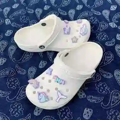 US8ACC Glow Jelly Flower Charms for Crocs