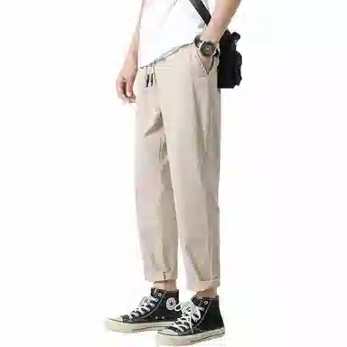 顶峰保罗 美式潮牌直筒痞帅百搭简约休闲裤 男女同款