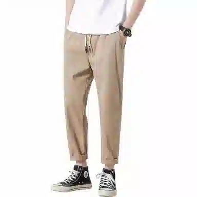 顶峰保罗 美式潮牌直筒痞帅百搭简约休闲裤 男女同款