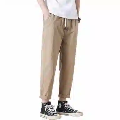 顶峰保罗 美式潮牌直筒痞帅百搭简约休闲裤 男女同款