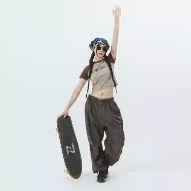 NOTHOMME Blue Paratrooper Pants