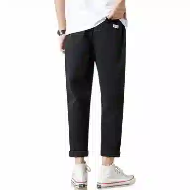 顶峰保罗 美式潮牌直筒痞帅百搭简约休闲裤 男女同款