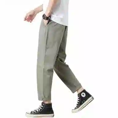 顶峰保罗 美式潮牌直筒痞帅百搭简约休闲裤 男女同款