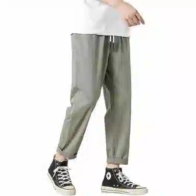 顶峰保罗 美式潮牌直筒痞帅百搭简约休闲裤 男女同款