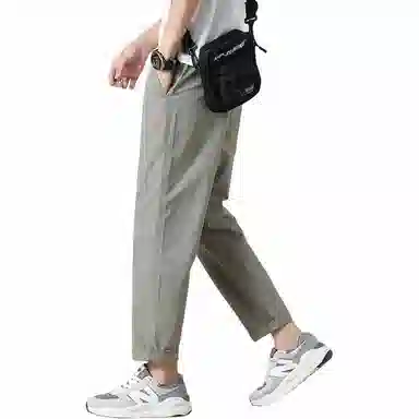 顶峰保罗 美式潮牌直筒痞帅百搭简约休闲裤 男女同款