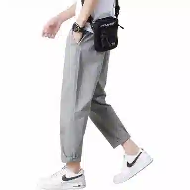 顶峰保罗 美式潮牌直筒痞帅百搭简约休闲裤 男女同款