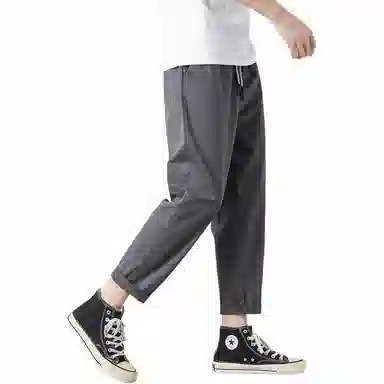 顶峰保罗 美式潮牌直筒痞帅百搭简约休闲裤 男女同款