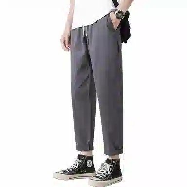 顶峰保罗 美式潮牌直筒痞帅百搭简约休闲裤 男女同款