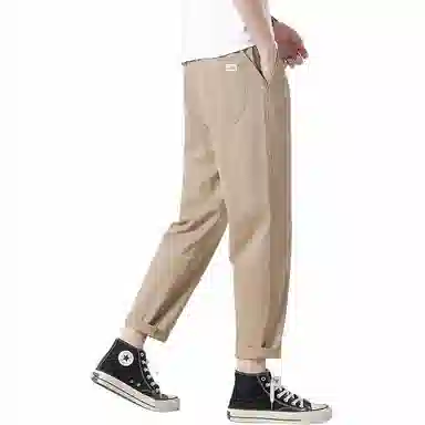 顶峰保罗 美式潮牌直筒痞帅百搭简约休闲裤 男女同款