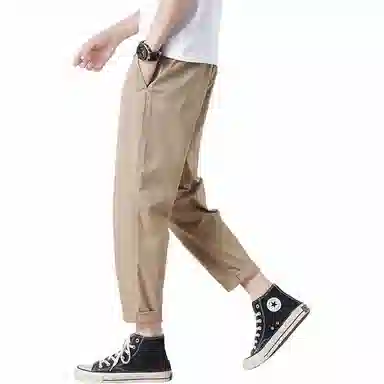 顶峰保罗 美式潮牌直筒痞帅百搭简约休闲裤 男女同款