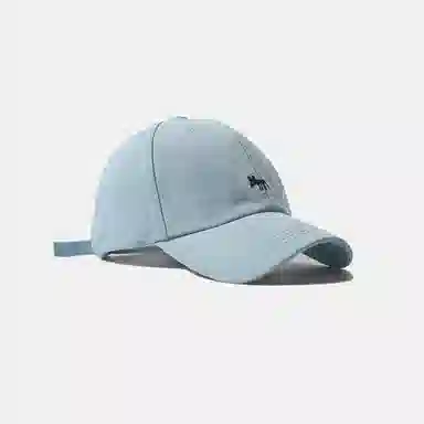 稻草人 韩版刺绣小狐狸 显脸小 百搭休闲 棉 鸭舌帽 男女同款情侣款