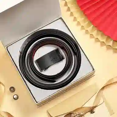 15 MINS Classic Double Strap Automatic Buckle Belt