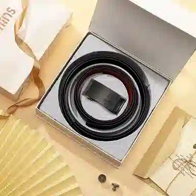 15 MINS Classic Double Strap Automatic Buckle Belt