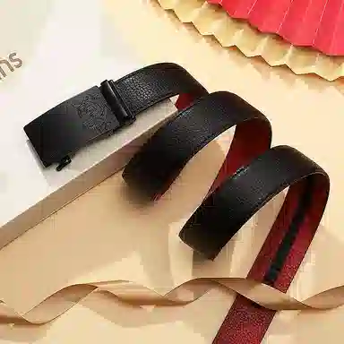 15 MINS Classic Double Strap Automatic Buckle Belt