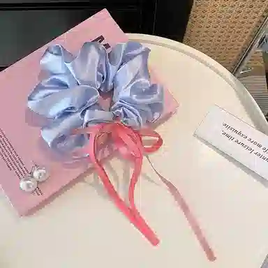 彤彤兔 蝴蝶结飘带丝带简约气质扎头发 布 发圈 女款