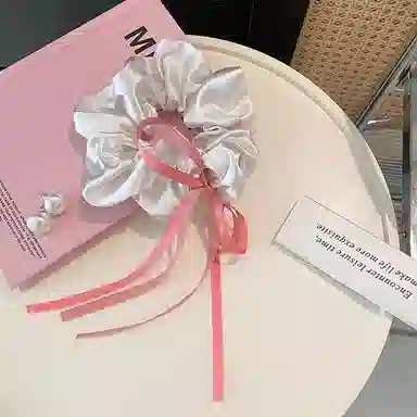 彤彤兔 蝴蝶结飘带丝带简约气质扎头发 布 发圈 女款