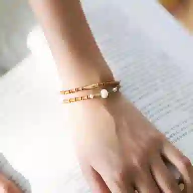 木盛缘 【锦鲤上岸有钱花】新中式国潮财源滚滚招财纳福复古民族风文玩单圈好运连连 橄榄核 手串 男女同款情侣款