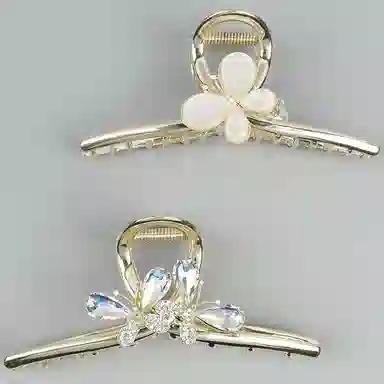 彤彤兔 大号抓夹蝴蝶时尚百搭发饰后脑勺盘发抓夹 合金 发夹 女款