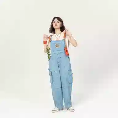 MostwantedLab Denim Overalls