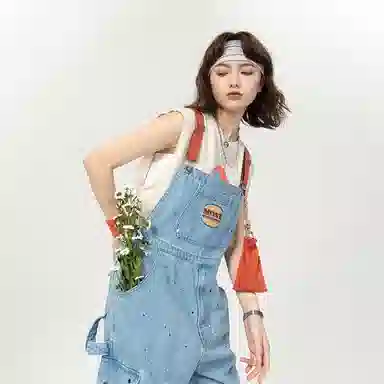 MostwantedLab Denim Overalls