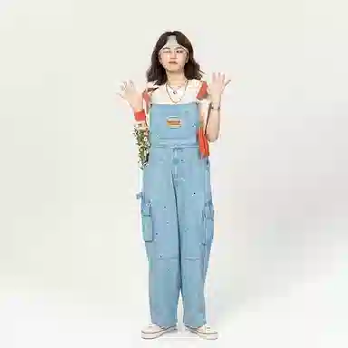 MostwantedLab Denim Overalls