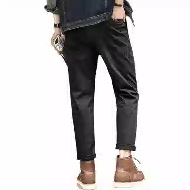 格蓝鹿 美式简约锥形纯色休闲裤 男款