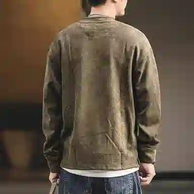 格蓝鹿 美式复古重磅宽松卫衣 男款