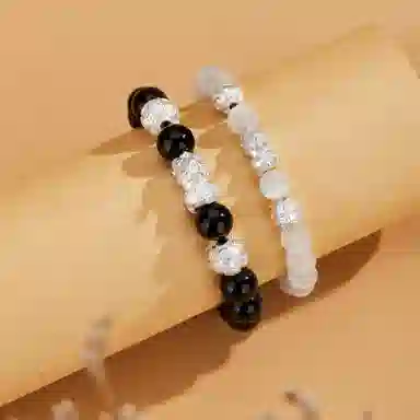 魔物 发财貔貅 新中式吞金兽转运珠 恋爱告白  财源广进 招财转运 日常通勤百搭高级感 玛瑙 手串 男女同款情侣款