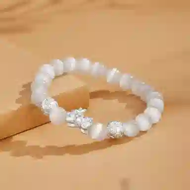 魔物 发财貔貅 新中式吞金兽转运珠 恋爱告白  财源广进 招财转运 日常通勤百搭高级感 玛瑙 手串 男女同款情侣款