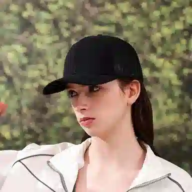 零界 户外运动透气网帽时尚拼色遮阳防紫外线 聚酯纤维 鸭舌帽 男女同款情侣款