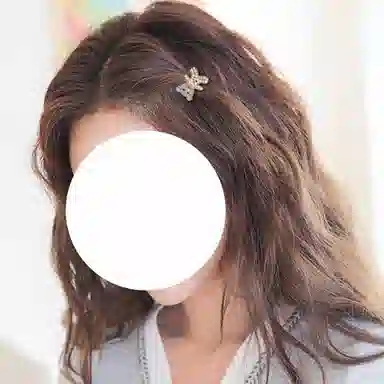 简应舒 小熊水钻珍珠小发抓刘海夹前额边夹侧边夹子头饰 合金+仿钻 发夹 女款