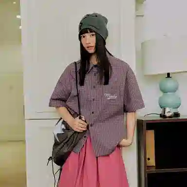 Mmlg Classic Checkered Short Sleeve Shirt